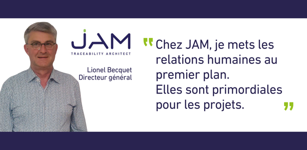Portrait Lionnel Becquet dirigeant de JAM